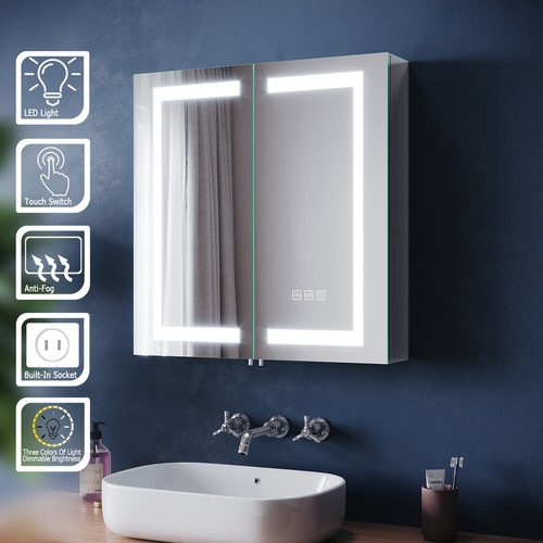 Illuminated bathroom mirror - illuminated,