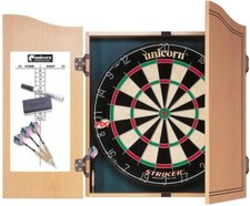 Unicorn Striker Home Darts Centre, Cabinet, Scoreboards, Dartboard, Darts, Pens
