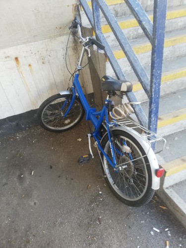 Raleigh folding bike used - bike,