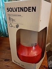 ikea solvinden lamp red base