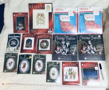 Designs For The Needle Lot of 15 Christmas Counted Cross Stitch