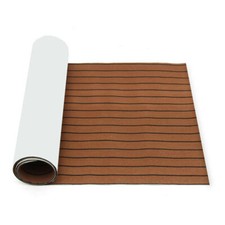 EVA Foam Teak Decking Floor Carpet Mat For Car Trunk Boat 6mm Thickness Brown