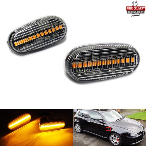 Clear side indicator - clear, led