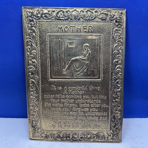 Brass wall plaque whistler - wall, whistler's