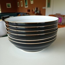 6 Denby Everyday Black Pepper