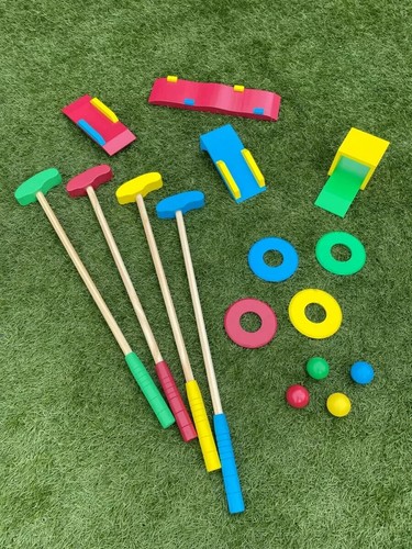 Wooden kids golf - set, crazy