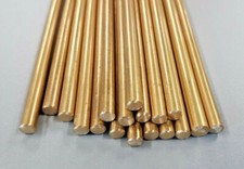 5mm Brass Round Rod Solid Bar 50mm 100mm 150mm 200mm 300mm or 600mm Long