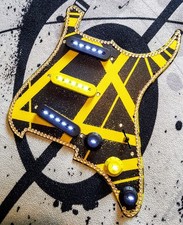 Evh Van Halen Wall Hanging Guitar Scratchplate With LED Lights and Crystals