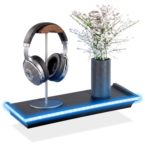 Black floating shelves neon - black,