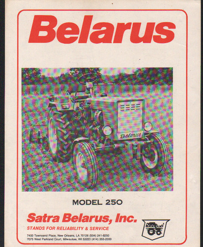Belarus model 250 tractor - "model, 250"