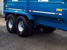 SILAGE, GRAIN & DUMP TRAILER WHITE REFLECTIVE SEGMENTED SQUARE VINYL