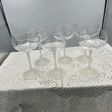 6 x  Vintage Champagne Glass
