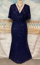 Evening Dress 18 Navy Blue