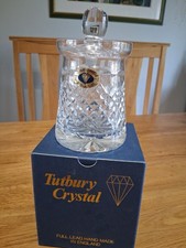 Tutbury Crystal Honey Jar