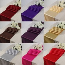 12"x 108"  Satin Table Runners