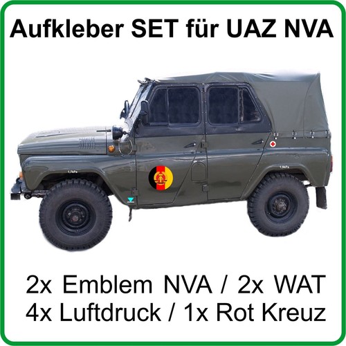 Sticker set for uaz - sticker,