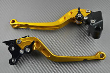 Long Levers Pair Brake and Clutch Lever Gold CNC HONDA CBR929RR CBR 929 900 RR