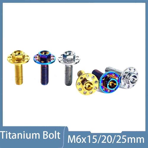 M6x15 25mm titanium drilled - m6x15/20/25mm,