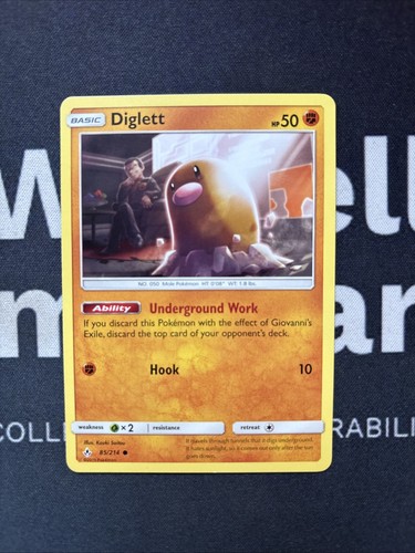 Pokemon diglett 214 - 85/214,