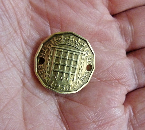 Walking stick badge portcullis - walking,