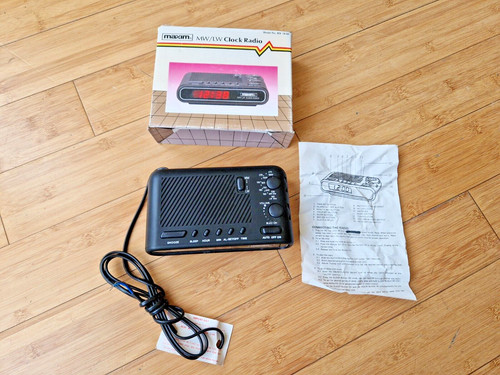 Maxim clock radio - maxim,