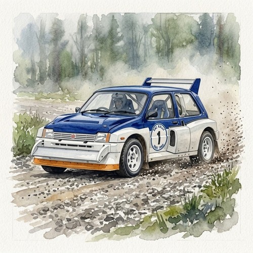Metro 6r4 classic car - metro,
