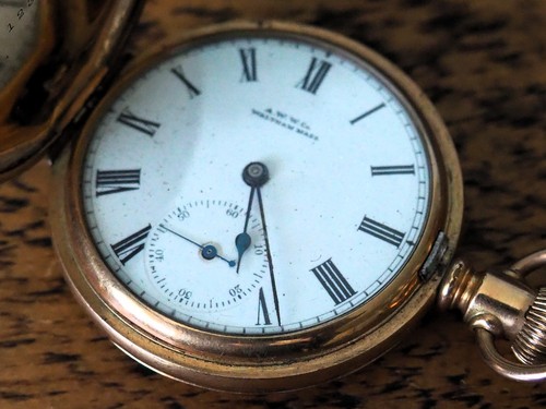 Antique waltham full hunter - waltham,