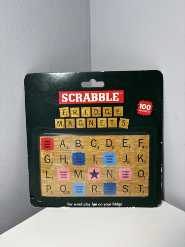 Scrabble game fridge magnets - game,