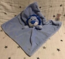 Primark Baby Early Days Lion Blue Comforter Blankie Plush Soft Toy
