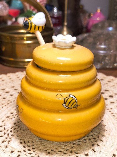 Honey miel ceramic - honey, beehive