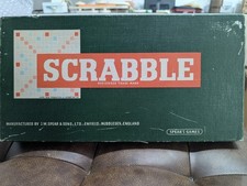 Scrabble Vintage Board Game by