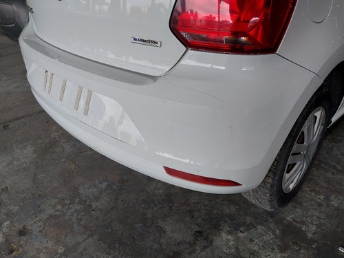 Rear bumper white volkswagen - white,