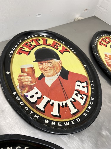 Tetley bitter oval tin - tetley,