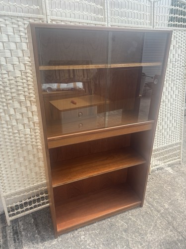 Vintage retro teak gplan glass - vintage,
