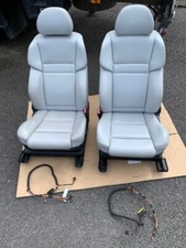 BMW E60 M5 V10 Saloon 2005 -2010 Front Leather Interior Seats Merino Silverstone