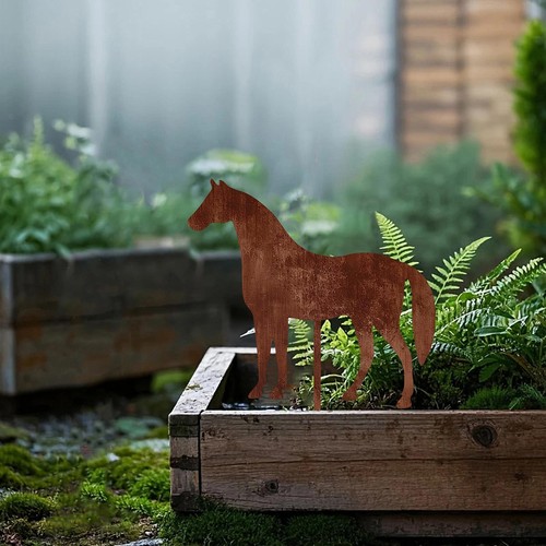 Horse garden stake lawn gifts - horse,