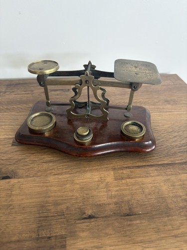 Antique victorian brass postal - brass,