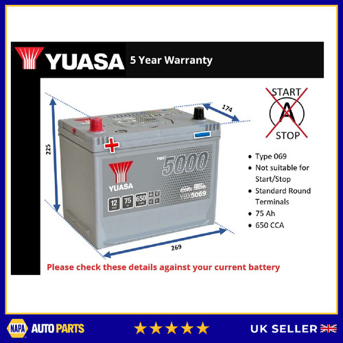 Battery fits bedford - fits,
