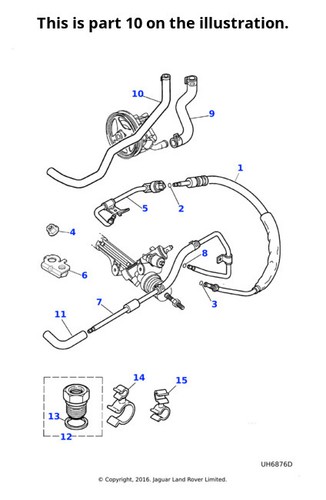 Jaguar sealing ring steering - sealing,