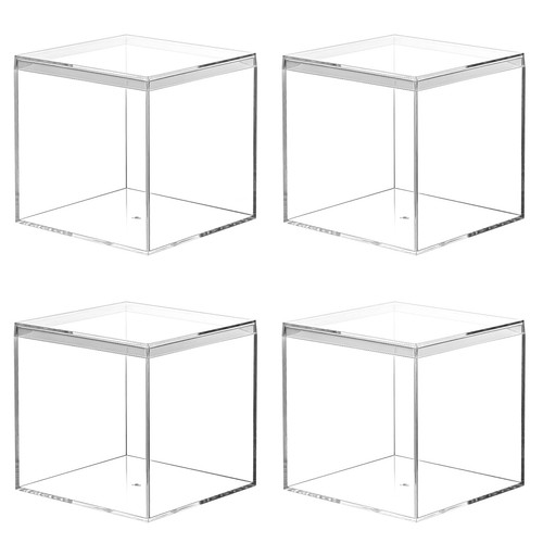 Acrylic box with lid pack - box,