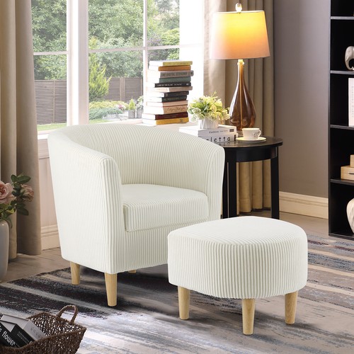 Faux leather accent arm - arm, chair
