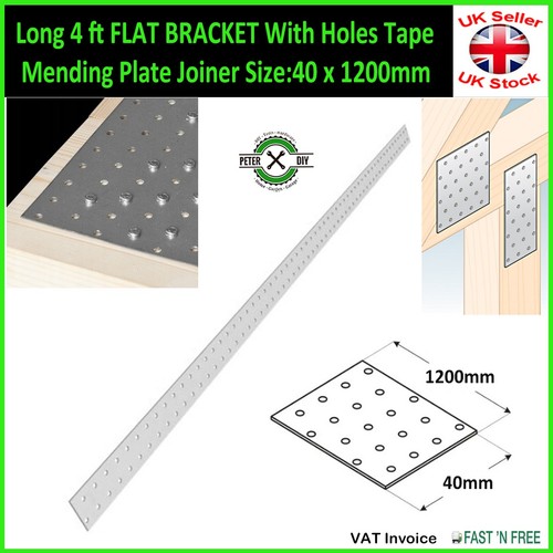 Long flat bracket with - long,