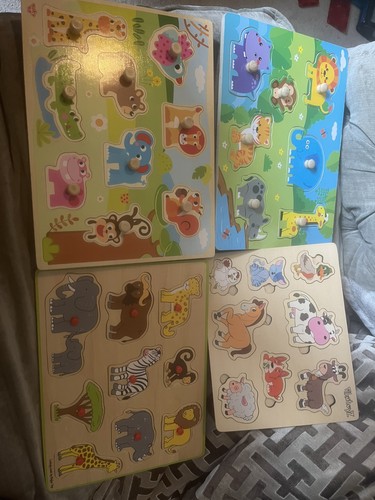 Kids baby toddler wooden - 4x,