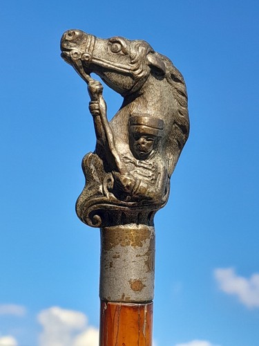 Antique swagger stick with - swagger,