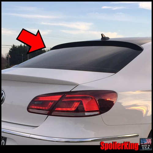 Rear roof spoiler - rear, window
