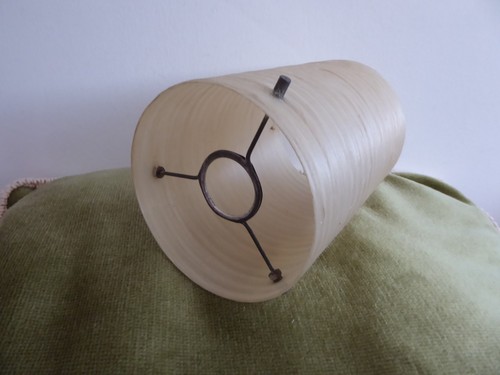 Vintage lamp shade - lamp, spun