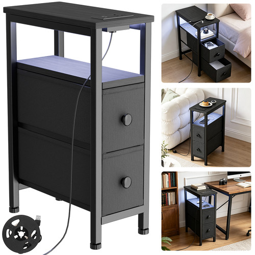 Side table narrow bedside - side,