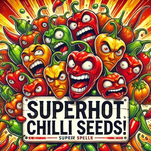 Superhot chilli seeds pick - pick, and