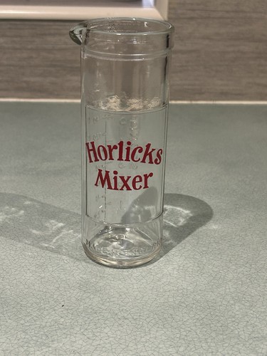 Vintage horlicks mixer glass - horlicks,