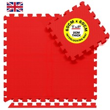 2CM THICK INTERLOCKING EVA FOAM YOGA EXERCISE FLOOR MATS GYM GARAGE HOUSE MAT